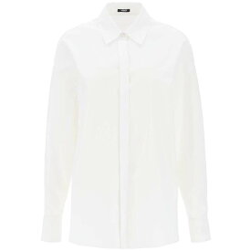 VERSACE ヴェルサーチ ホワイト Bianco Versace oversized poplin shirt シャツ レディース 秋冬2023 1012533 1A01816 【関税・送料無料】【ラッピング無料】 ik