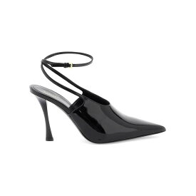 GIVENCHY ジバンシィ ブラック Nero Givenchy patent leather slingback pumps パンプス レディース 秋冬2023 BE4030E1Y5 【関税・送料無料】【ラッピング無料】 ik