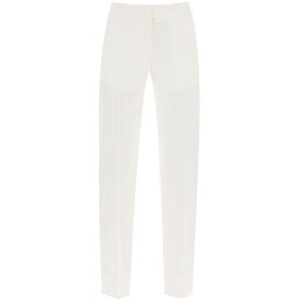 GIVENCHY ジバンシィ ホワイト Bianco Givenchy tailored trousers with satin bands パンツ レディース 秋冬2023 BW511A14TH 【関税・送料無料】【ラッピング無料】 ik