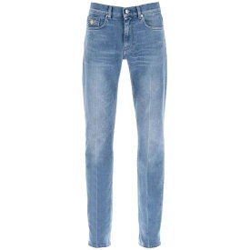VERSACE ヴェルサーチ ブルー Celeste Versace stretch denim slim fit jeans デニム メンズ 秋冬2023 1011693 1A08895 【関税・送料無料】【ラッピング無料】 ik