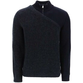 【本日0の付く日ポイント4倍!!】 FENDI フェンディ マルチカラー Colori misti Fendi two-tone wool-and-alpaca sweater トレーナー メンズ 秋冬2023 FZC459 APP4 【関税・送料無料】【ラッピング無料】 ik