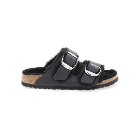 BIRKENSTOCK ビルケンシュトック ブラック Nero Birkenstock arizona big buckle mules in teddy サンダル レディース 秋冬2023 1020138 【関税・送料無料】【ラッピング無料】 ik