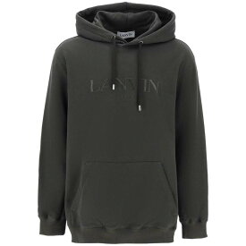 LANVIN ランバン グリーン Verde Lanvin hoodie with curb embroidery トレーナー メンズ 秋冬2023 RMHO0009J210H23 【関税・送料無料】【ラッピング無料】 ik