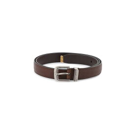 BRUNELLO CUCINELLI ブルネロ クチネリ ブラウン Marrone Brunello cucinelli leather belt with detailed buckle ベルト メンズ 秋冬2023 MAUOT259 【関税・送料無料】【ラッピング無料】 ik