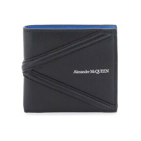 ALEXANDER MCQUEEN アレキサンダー マックイーン ブラック Nero Alexander mcqueen harness bifold wallet 財布 メンズ 秋冬2023 726320 1AAD0 【関税・送料無料】【ラッピング無料】 ik