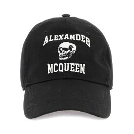 【5のつく日は全商品ポイント4倍】 ALEXANDER MCQUEEN アレキサンダー マックイーン ブラック Nero 帽子 メンズ 秋冬2023 759450 4105Q 【関税・送料無料】【ラッピング無料】 ik