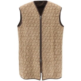 FENDI フェンディ マルチカラー Colori misti Fendi ff teddy maxi vest ベスト メンズ 秋冬2023 FT0059 APNH 【関税・送料無料】【ラッピング無料】 ik