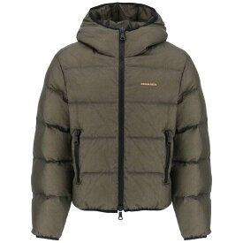 DSQUARED2 ディースクエアード グリーン Verde Dsquared2 ripstop puffer jacket ジャケット メンズ 春夏2024 S74AM1453 S60519 【関税・送料無料】【ラッピング無料】 ik