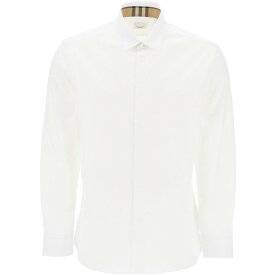 BURBERRY バーバリー ホワイト Bianco Burberry sherfield shirt in stretch cotton シャツ メンズ 春夏2024 8071465 【関税・送料無料】【ラッピング無料】 ik