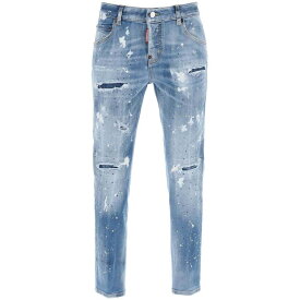 DSQUARED2 ディースクエアード ブルー Celeste Dsquared2 cool girl jeans in medium ice spots wash デニム レディース 春夏2024 S75LB0876 S30789 【関税・送料無料】【ラッピング無料】 ik