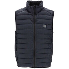 STONE ISLAND ストーン アイランド ブルー Blu Stone island lightweight puffer vest in r-nylon down-tc ベスト メンズ 春夏2024 8015G0524 【関税・送料無料】【ラッピング無料】 ik
