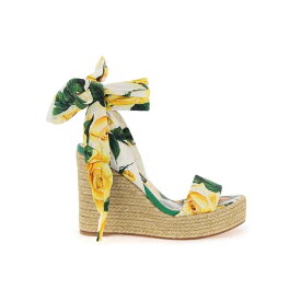 DOLCE&GABBANA ドルチェ&ガッバーナ イエロー Giallo Dolce & gabbana lolita wedge sandals サンダル レディース 春夏2024 CZ0312 AQ774 【関税・送料無料】【ラッピング無料】 ik