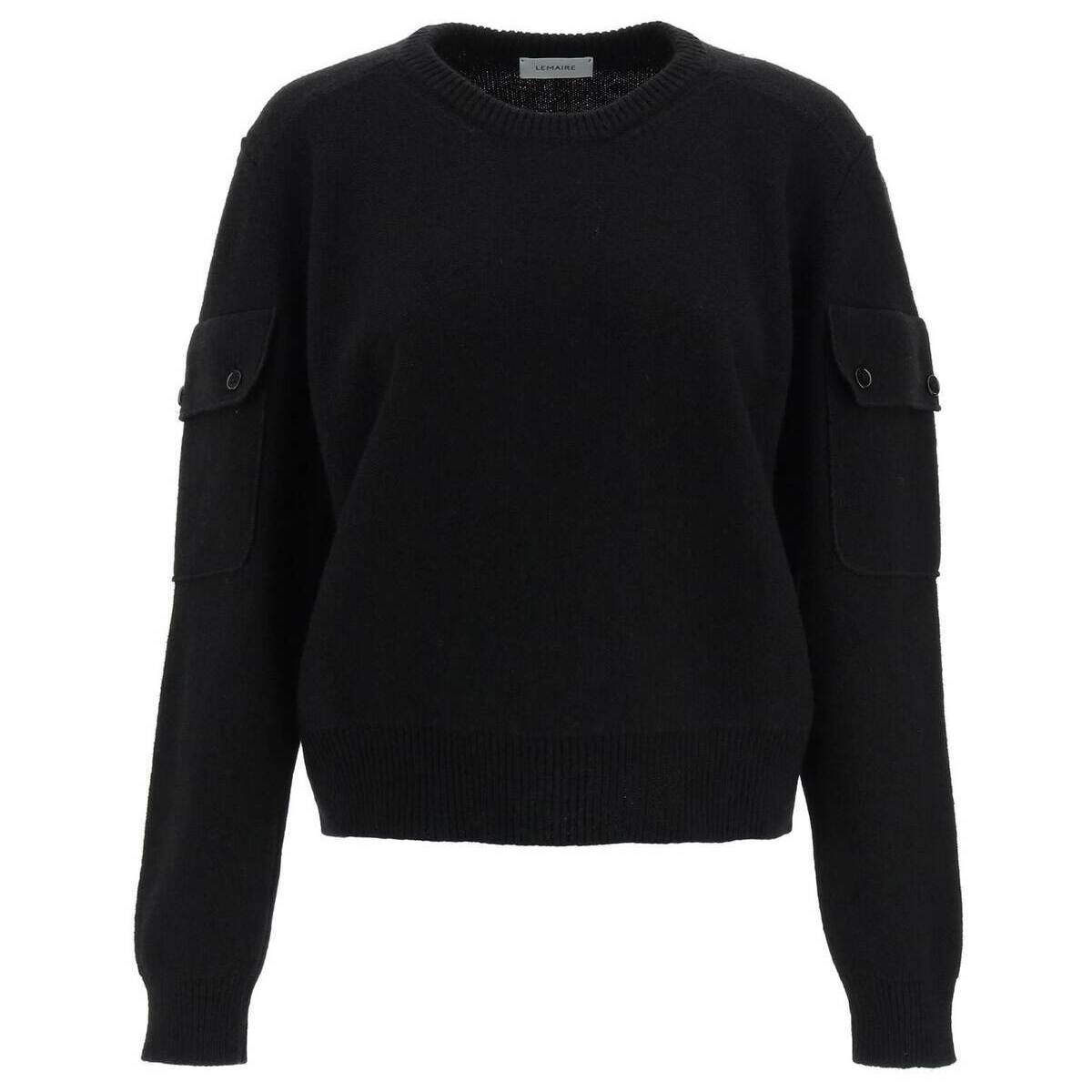 LEMAIRE ルメール Nero Lemaire wool sweater with sleeve pockets トレーナー レディース 秋冬2022 KN666 LK107  ik
