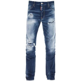 DSQUARED2 ディースクエアード ブルー Blu Dsquared2 cool guy jeans in medium worn out booty wash デニム メンズ 春夏2024 S74LB1452 S30663 【関税・送料無料】【ラッピング無料】 ik