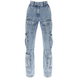 GIVENCHY ジバンシィ ブルー Celeste Givenchy bootcut cargo jeans デニム レディース 春夏2024 BW51345Y8R 【関税・送料無料】【ラッピング無料】 ik