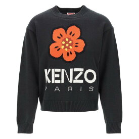 KENZO ケンゾー ブラック Nero Kenzo boke flower sweater in organic cotton トレーナー レディース 春夏2024 FD52PU3803LC 【関税・送料無料】【ラッピング無料】 ik