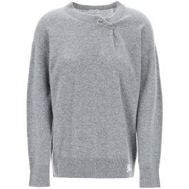 【本日5の付く日ポイント4倍!!】 BURBERRY バーバリー グレー Grigio Burberry pullover oversize in cashmere トレーナー レディース 春夏2024 8080851 【関税・送料無料】【ラッピング無料】 ik