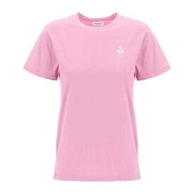 MARANT ETOILE マラン エトワール ピンク Rosa Isabel marant etoile aby regular fit t-shirt Tシャツ レディース 春夏2024 TS0070FA A1N98E 【関税・送料無料】【ラッピング無料】 ik