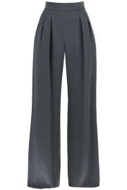 MAX MARA STUDIO マックスマーラ ステュディオ グレー Grigio Max mara studio verve satin pants for women パンツ レディース 春夏2024 VERVE 【関税・送料無料】【ラッピング無料】 ik