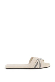 BRUNELLO CUCINELLI ブルネロクチネリ Brunello cucinelli "nappa slides with decorative charm" サンダル レディース 春夏2024 MZSKC2636 【関税・送料無料】【ラッピング無料】 ik