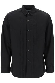 SACAI サカイ ブラック Nero Sacai layered poplin effect shirt with シャツ メンズ 春夏2024 24 03327M 【関税・送料無料】【ラッピング無料】 ik