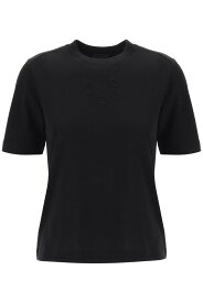 MONCLER モンクレール ブラック Nero Moncler basic embossed logo t-shirt Tシャツ レディース 春夏2024 8C000 02 89A17 【関税・送料無料】【ラッピング無料】 ik