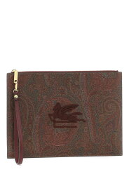 ETRO エトロ レッド Rosso Etro paisley pouch with embroidery クラッチバッグ レディース 春夏2024 WP2C0010 AA001 【関税・送料無料】【ラッピング無料】 ik