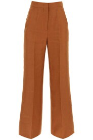 MAX MARA マックス マーラ ブラウン Marrone Max mara 'hangar' wide leg linen pants パンツ レディース 春夏2024 HANGAR 【関税・送料無料】【ラッピング無料】 ik