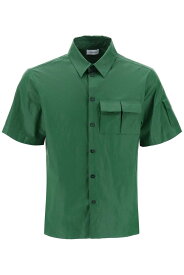 【15,000円以上1,000円OFF!!】 FERRAGAMO フェラガモ グリーン Verde Salvatore ferragamo short-sleeved linen shirt with coated シャツ メンズ 春夏2024 1438970772910 【関税・送料無料】【ラッピング無料】 ik