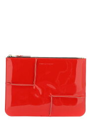 COMME DES GARCONS コム デ ギャルソン レッド Rosso Comme des garcons wallet glossy patent leather バッグ メンズ 春夏2024 SA5100RH 【関税・送料無料】【ラッピング無料】 ik