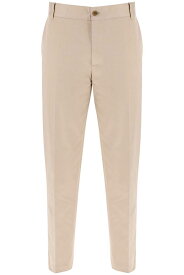 【本日5の付く日ポイント4倍!!】 MAISON KITSUNE メゾン キツネ ベージュ Beige Maison kitsune cotton gabardine chino pants パンツ メンズ 春夏2024 MM01120WW0078 【関税・送料無料】【ラッピング無料】 ik