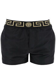 VERSACE ヴェルサーチ ブラック Nero Versace greek sea bermuda shorts for スイムウェア メンズ 春夏2024 ABU01022 A232415 【関税・送料無料】【ラッピング無料】 ik