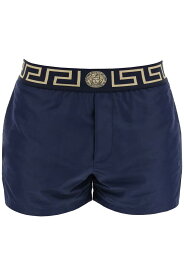 VERSACE ヴェルサーチ ブルー Blu Versace greek sea bermuda shorts for スイムウェア メンズ 春夏2024 ABU01022 A232415 【関税・送料無料】【ラッピング無料】 ik