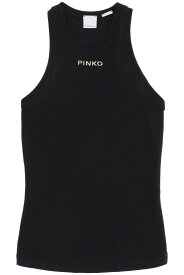 【本日5の付く日ポイント4倍!!】 PINKO ピンコ ブラック Nero Pinko sleeveless top with トップス レディース 春夏2024 100822 A15E 【関税・送料無料】【ラッピング無料】 ik