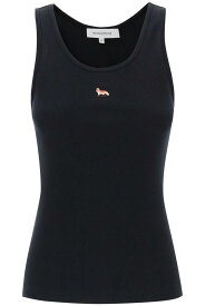 MAISON KITSUNE メゾン キツネ ブラック Nero Maison kitsune baby fox sleeveless top for トップス レディース 春夏2024 MW00103KJ0125 【関税・送料無料】【ラッピング無料】 ik