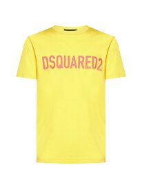 DSQUARED2 ディースクエアード イエロー Yellow Tシャツ メンズ 春夏2023 S74GD1126S24321_173 【関税・送料無料】【ラッピング無料】 ia