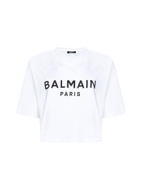 BALMAIN バルマン ホワイト White Tシャツ レディース 秋冬2023 BF1EE020BB02_GAB 【関税・送料無料】【ラッピング無料】 ia