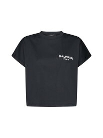 【本日5の付く日ポイント4倍!!】 BALMAIN バルマン ブラック Black Tシャツ レディース 秋冬2023 AF1EE005BB01_EAB 【関税・送料無料】【ラッピング無料】 ia