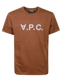 A.P.C. アーペーセー ブラウン MARRONE Tシャツ メンズ 秋冬2023 COBQXH26943 CAJ 【関税・送料無料】【ラッピング無料】 ia