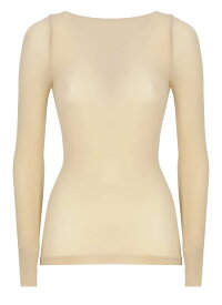 【本日5の付く日ポイント4倍!!】 WOLFORD ウォルフォード ベージュ Beige Tシャツ レディース 秋冬2023 582984816 【関税・送料無料】【ラッピング無料】 ia