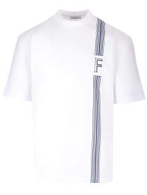 FERRAGAMO フェラガモ ホワイト White Tシャツ メンズ 春夏2024 122317 0771908 【関税・送料無料】【ラッピング無料】 ia