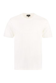 GIORGIO ARMANI ジョルジオ アルマーニ ホワイト White Tシャツ メンズ 秋冬2022 6GSM90SJRQZ_U13Q 【関税・送料無料】【ラッピング無料】 ia