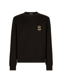 DOLCE&GABBANA ドルチェ&ガッバーナ ブラック Black トレーナー メンズ 春夏2024 G9ABJZHU7H9 N0000 BLACK 【関税・送料無料】【ラッピング無料】 ia