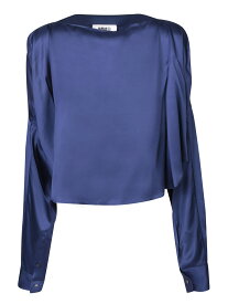 MM6 MAISON MARGIELA エムエム6 メゾン マルジェラ ブルー Blue シャツ レディース 秋冬2023 S52DT0020 S54450 478 【関税・送料無料】【ラッピング無料】 ia