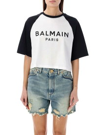 【楽天スーパーSALE!!50000円以上3000円OFFクーポン対象】 BALMAIN バルマン ホワイト BIANCO Tシャツ レディース 春夏2024 CF1EE090BB02GAB 【関税・送料無料】【ラッピング無料】 ia