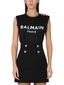 【本日5の付く日ポイント4倍!!】 BALMAIN バルマン トップス レディース 春夏2024 AF0ED000 BB02 EAB NOIR BLANC 【関税・送料無料】【ラッピング無料】 ia