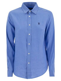 POLO RALPH LAUREN ラルフローレン ブルー Light Blue シャツ レディース 春夏2024 211920516 012 【関税・送料無料】【ラッピング無料】 ia