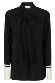 VICTORIA BECKHAM ヴィクトリアベッカム シャツ レディース 春夏2024 1124WSH005274A|094 BLACK 1 【関税・送料無料】【ラッピング無料】 ia