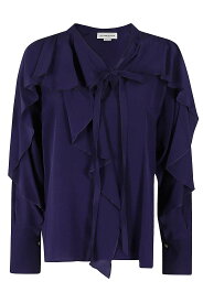 VICTORIA BECKHAM ヴィクトリアベッカム シャツ レディース 春夏2024 1124WSH005205B|094 Ultraviolet 8683 【関税・送料無料】【ラッピング無料】 ia