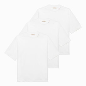 MARNI マルニ ホワイト WHITE Tシャツ メンズ 春夏2024 HUMU0223X3 UTCZ6800W01 【関税・送料無料】【ラッピング無料】 ia